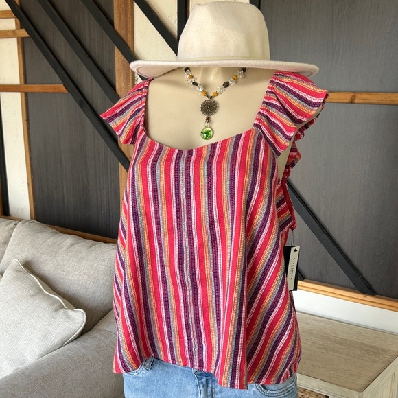 ❤️💜💛Colorful Liverpool Summer Blouse – XL – New with Tags - Picture 9 of 12